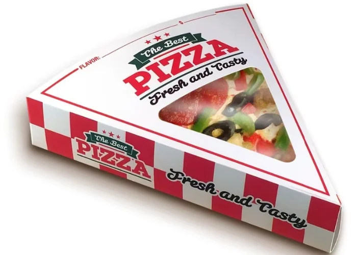 F-Flute window pizza boxes for showcasing pizza quality.